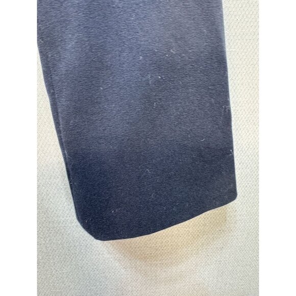 Calvin Klein Black Womens One Button Blazer Jacket Size 8 Black Zipper Pockets - Picture 9 of 12